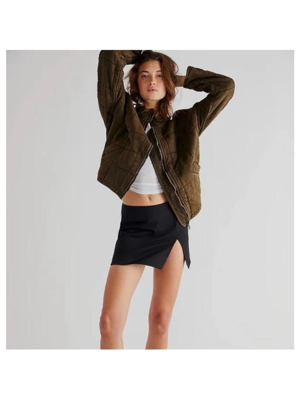 Free People Quilted Dolman Jacket XS - Picture 2 of 10